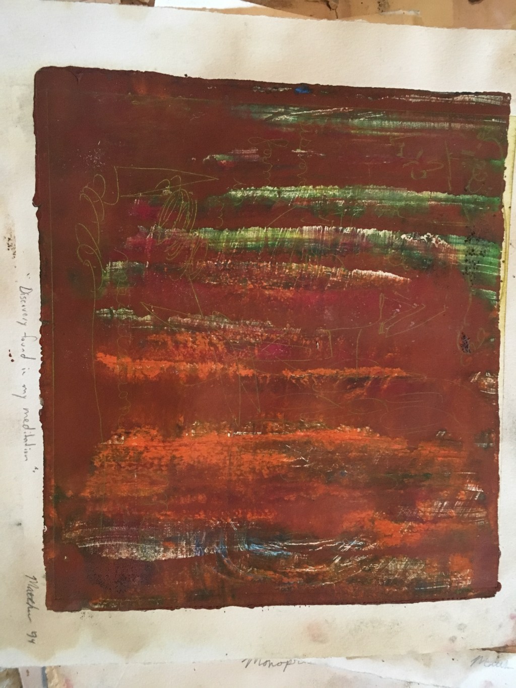 $200. Earth meditation. approx. 9